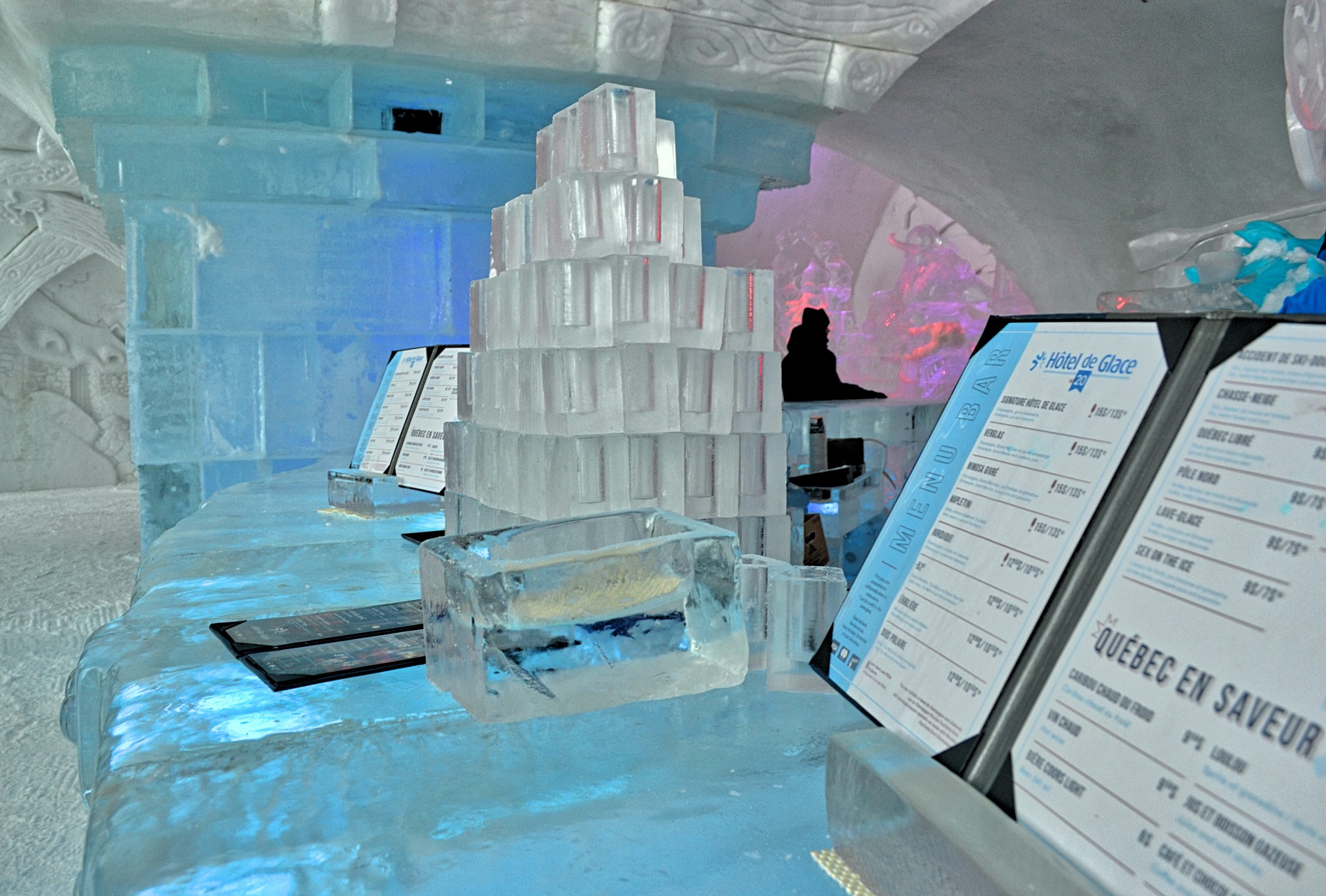 Quebec Ice Hotel bar