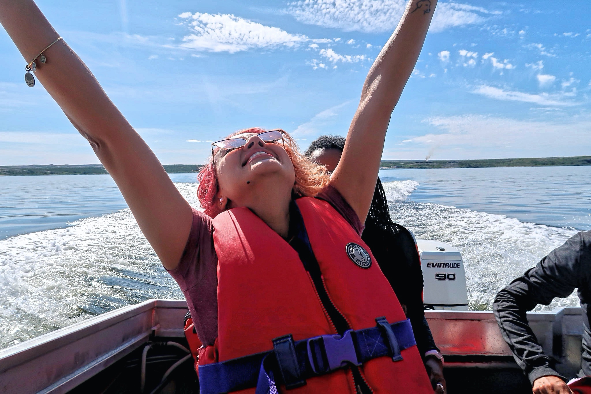 Boat experience in Kuujjuaq